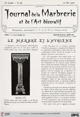 2: Le marbre et l'hygiène