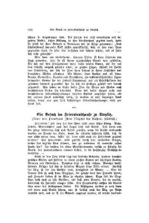 Ein Besuch im Feierabendhause zu Steglitz : (unter dem Protektorate Ihrer Majestät der Kaiserin Friedrich)