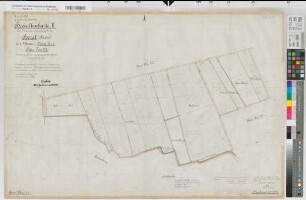 Osterwick (Rosendahl), Zusammenlegung Horst, Brouillonkarte II Flur 21