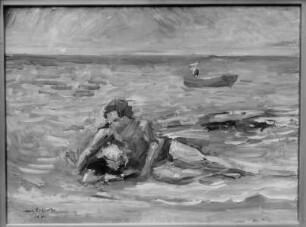 Badende im Mittelmeer