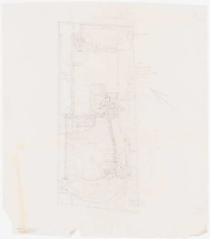 Garten Robert Sitz, Berlin-Frohnau: Lageplan mit Gartenplan