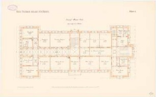 Neue Packhofanlage, Berlin-Moabit: Hauptsteueramt: Grundriss 1. Obergeschoss 1:100