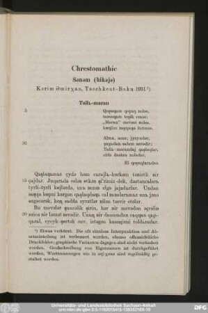 Chrestomathie