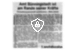 Amt Bünningstedt ist am Rande seiner Kräfte