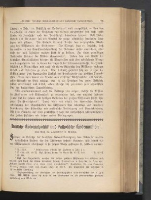 Deutsche Kolonialpolitik und katholische Heidenmission