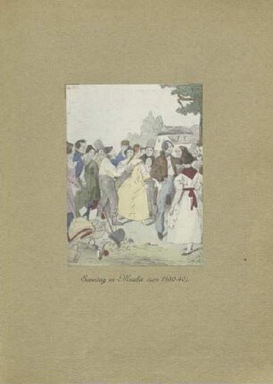 Sonntag in Moabit (um 1830-40)