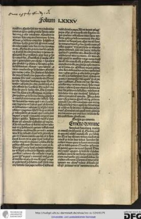 Secunda pars canonis.