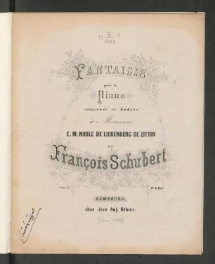 Fantaisie pour le piano : oeuv. 15