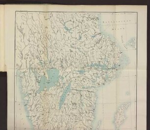 WASSER-STRASSEN UND WASSER-VERBINDUNGEN im südlichen SCHWEDEN.