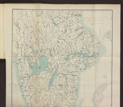 WASSER-STRASSEN UND WASSER-VERBINDUNGEN im südlichen SCHWEDEN.
