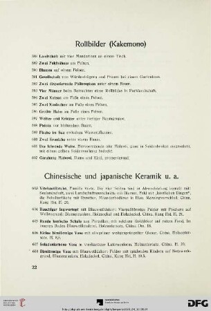 Rollbilder (Nr. 588-602)