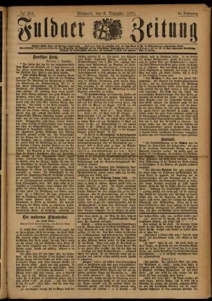 Ausgabe vom Mittwoch, den 09. Dezember 1891.