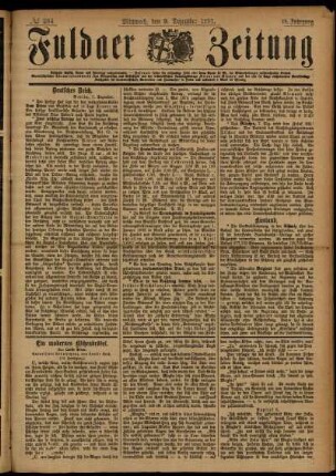 Ausgabe vom Mittwoch, den 09. Dezember 1891.