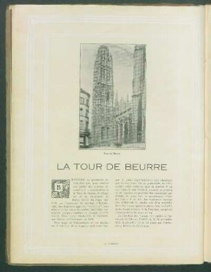 Tour de Beurre [Photographie]