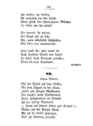 89. Eigene Melodie