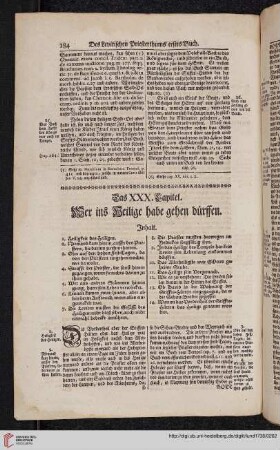 Das XXX. Kapitel
