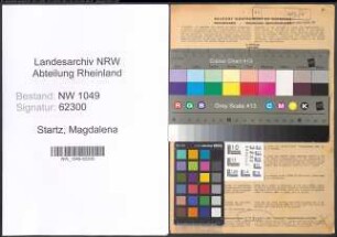 Entnazifizierung Magdalena Startz , geb. 04.12.1900 ()