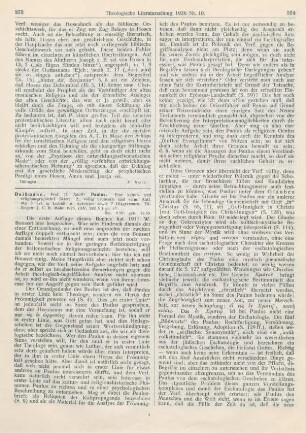 273-278 [Rezension] Deißmann, Adolf, Paulus. Eine kultur- und religionsgeschichtliche Skizze. 2., völlig neubearb. u. verm. Aufl
