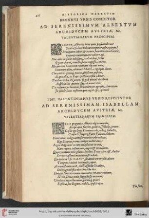 Ad Serenissimum Albertum Archiducem Austriae […]