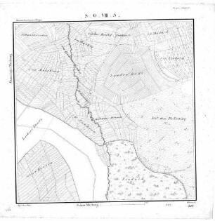 Kartenblatt SO VIII 3 Stand 1821 ca.