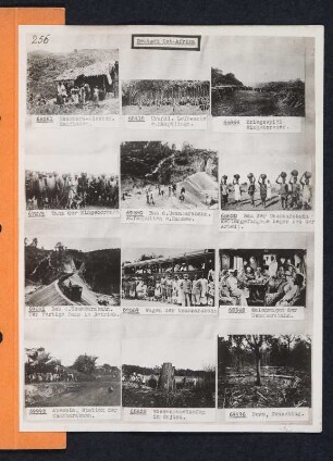 Albumblatt 35 mit Angebotsserie "Deutsch-Ost-Afrika"