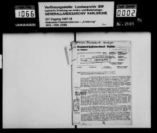Fleischhacker, Adolf, Metzgerei in Merchingen 1 Blatt