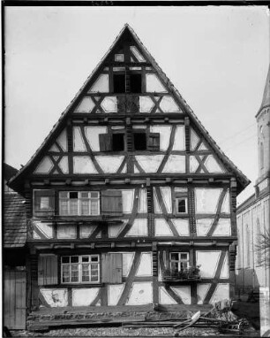 Münzesheim Hauptstr.13 - ehemaliges Pfarrhaus Außenansicht