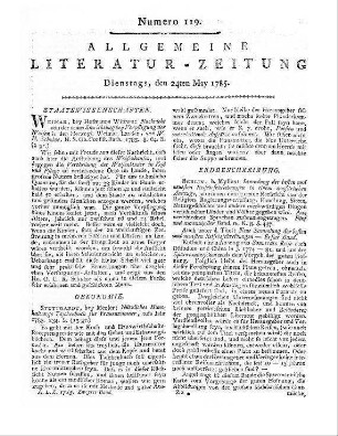 Nützliches Haushaltungs-Taschenbuch für Frauenzimmer. Aufs Jahr 1785. Stutgart: Metzler [1785]