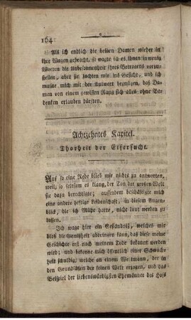 Achtzehntes Kapitel. Thorheit der Eifersucht.