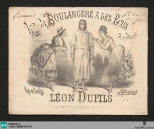 La boulangère a des écus : valse brillante