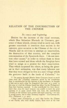 Relation of the insurrection of the Chinese