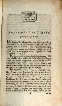Beyträge zur vergleichenden Anatomie, 1,1