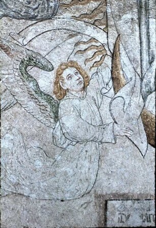 Maria Immaculata und Halbfiguren der Kirchenväter