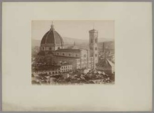 Firenze: La Cattedrale vista dalla cupola della Cappella de'Principi a S. Lorenzo, No. 10191
