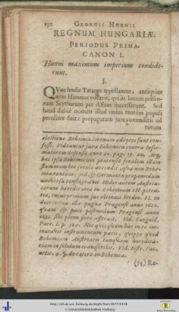 Regnum Hungariae. Periodus I.–IV.