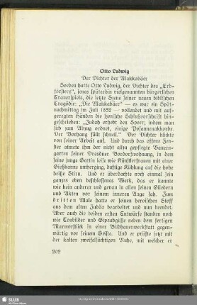 Otto Ludwig : Der Dichter der Makkabäer