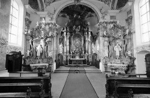 Haigerloch: Innenraum der barocken St. Anna-Wallfahrtskirche