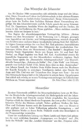 Das Winterfest der Johanniter