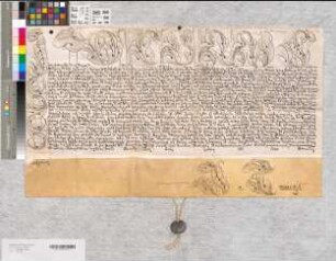 Papst Innozenz XIII. fordert den neuen Abt Karl von Plittersdorf (Blitterdorff) zu Corvey zur Ablegung des Treueides auf. Quarto non. iunii.