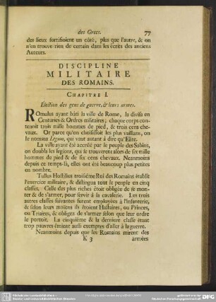 Discipline Militaire Des Romains