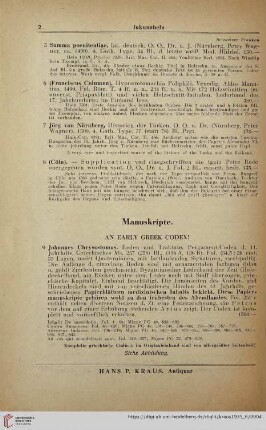 Manuskripte (Nr. 9-14)