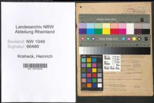 Entnazifizierung Heinrich Kraheck , geb. 05.07.1896 (Gastwirt)