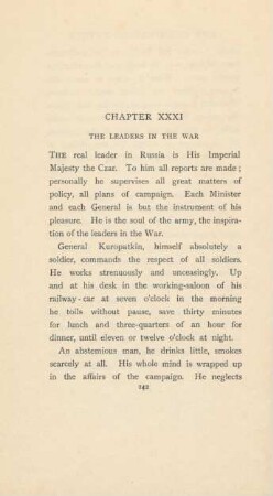 Chapter XXXI. The leaders in the war