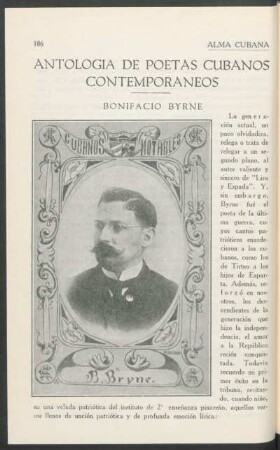 Antología de poetas cubanos contemporáneos - Bonifacio Byrne