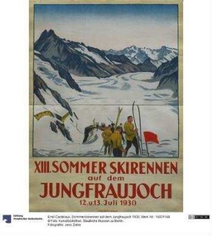 Sommerskirennen auf dem Jungfraujoch 1930