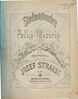 Stiefmütterchen : Polka-Mazurka ; op. 183