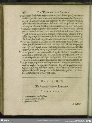 Caput XLV. De severitate juris Saxonici