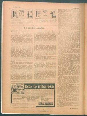 A la juventud argentina