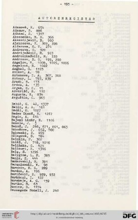 Autorenregister