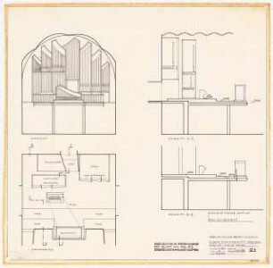 Johannesstift Berlin-Spandau Stiftskirche. Neue Orgel: Orgel 1:50